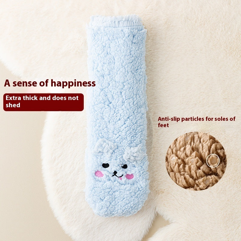 Winter Velvet Home Socks
