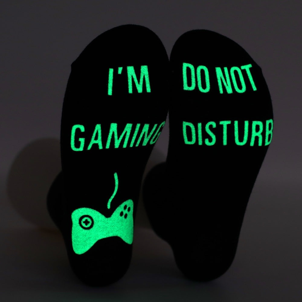 Male Cotton Mid Letter Socks