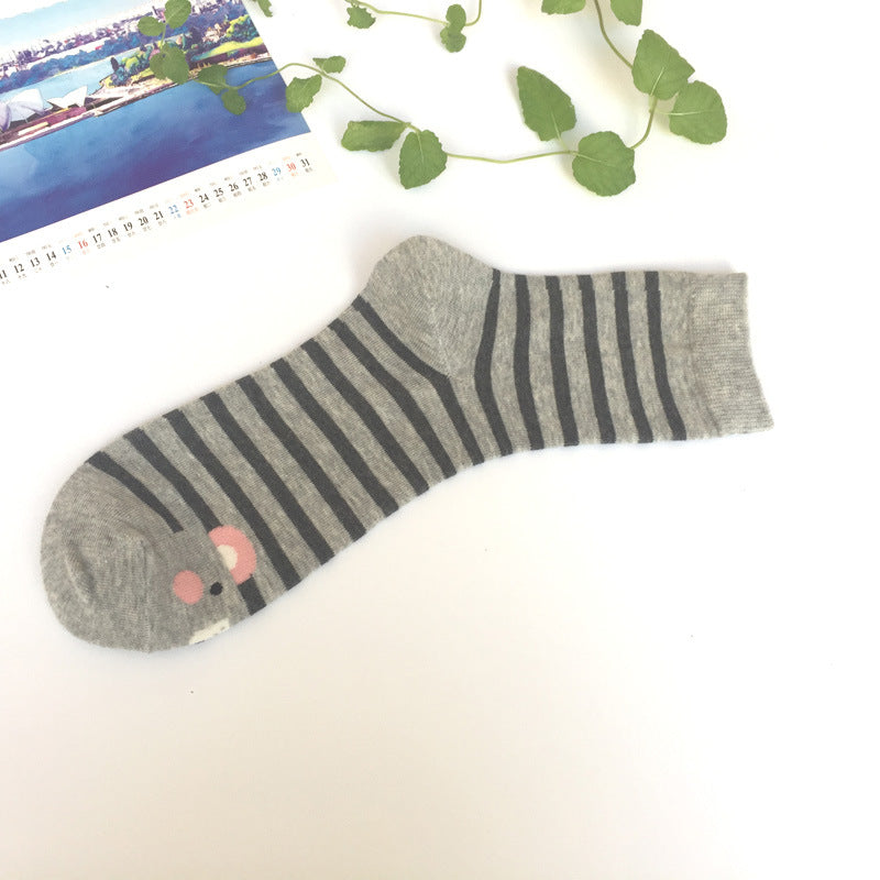 Female Cartoon Animal Socks