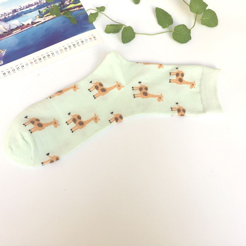 Female Cartoon Animal Socks