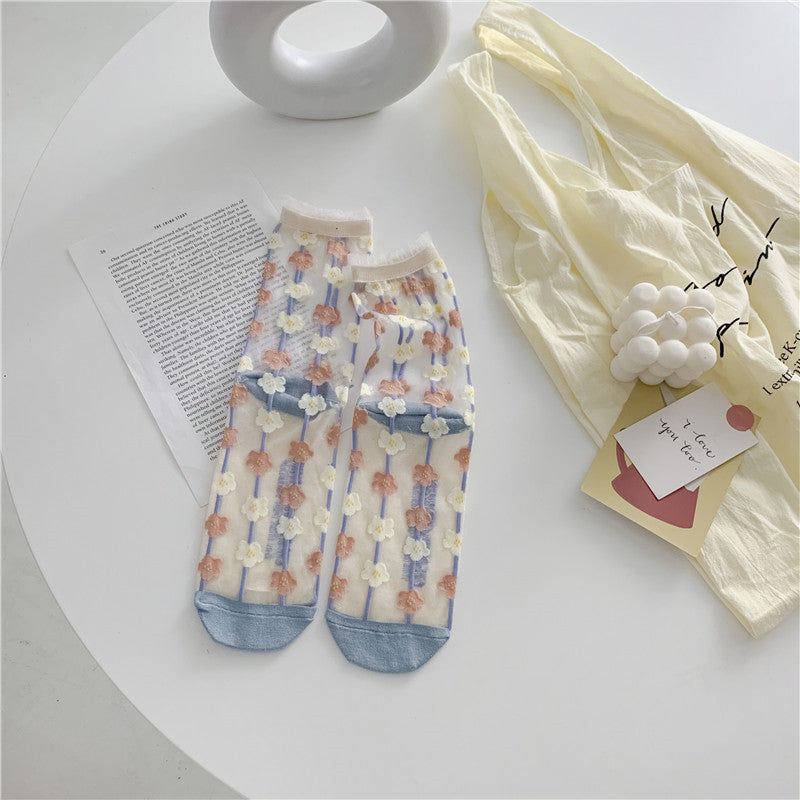 Retro Sheer Socks