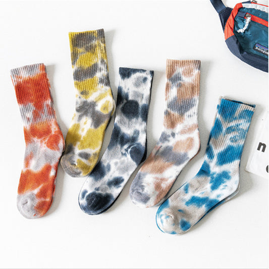 Female Tie-Dye Tube Socks