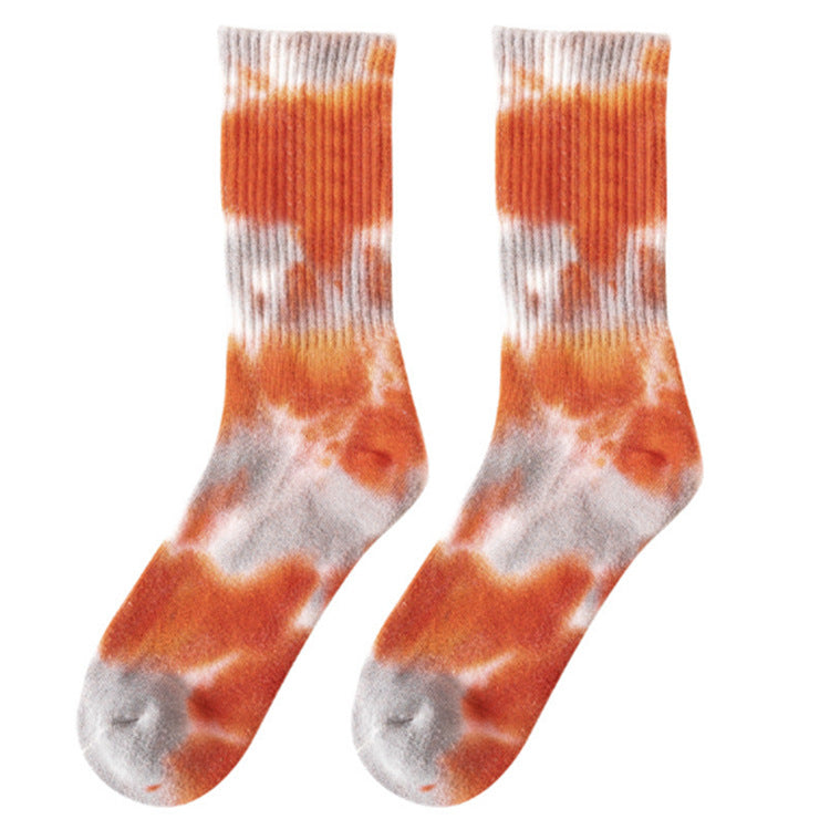 Female Tie-Dye Tube Socks