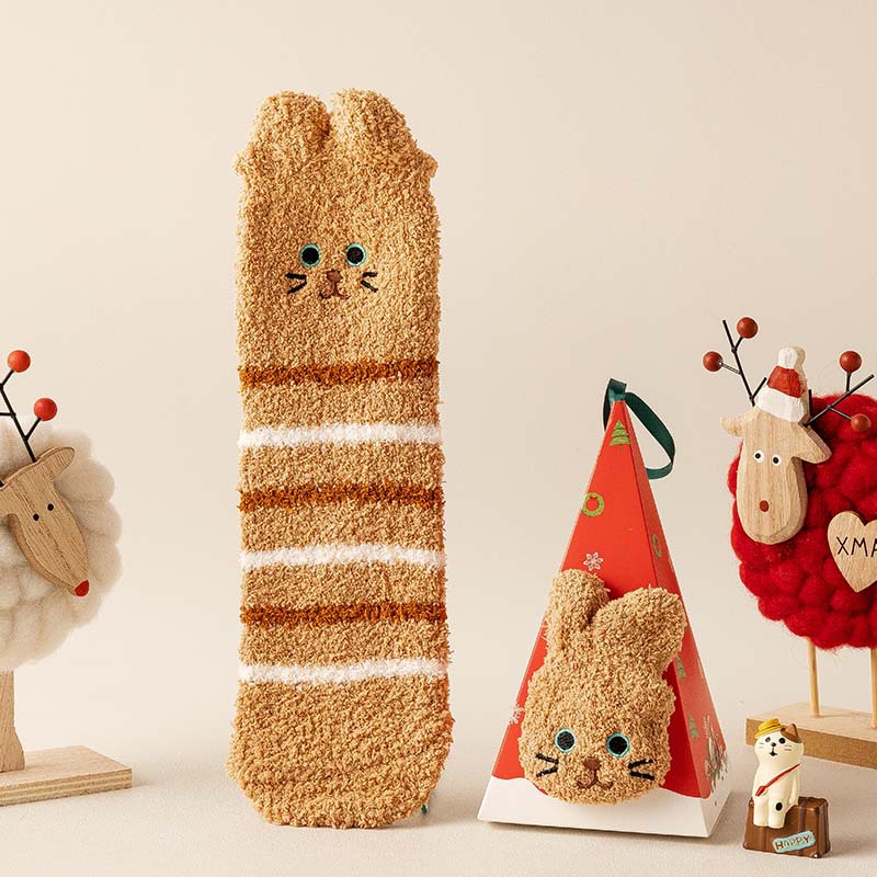Plush Animal Tube Socks