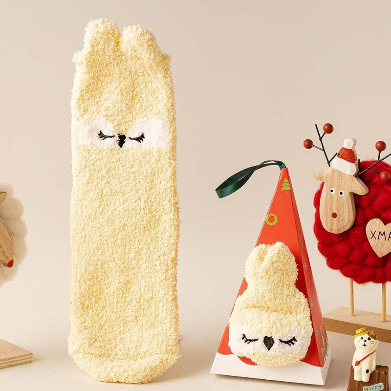 Plush Animal Tube Socks