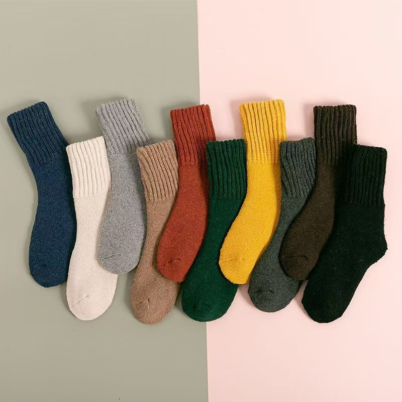 Female Wool Mid-Calf Socks