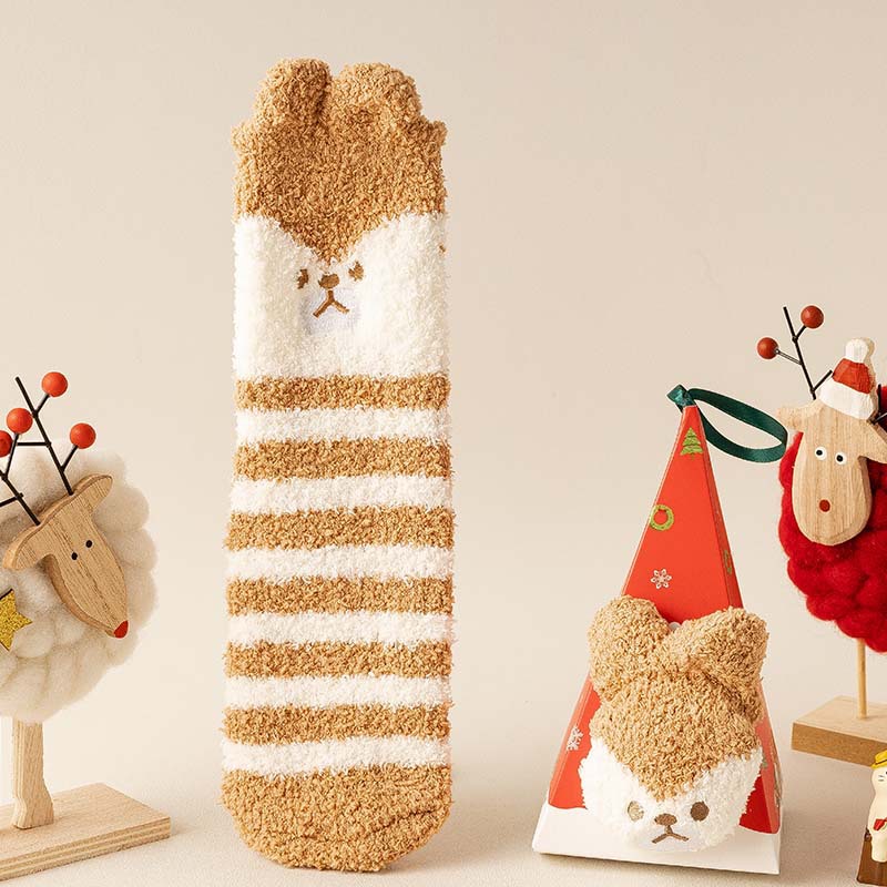 Plush Animal Tube Socks