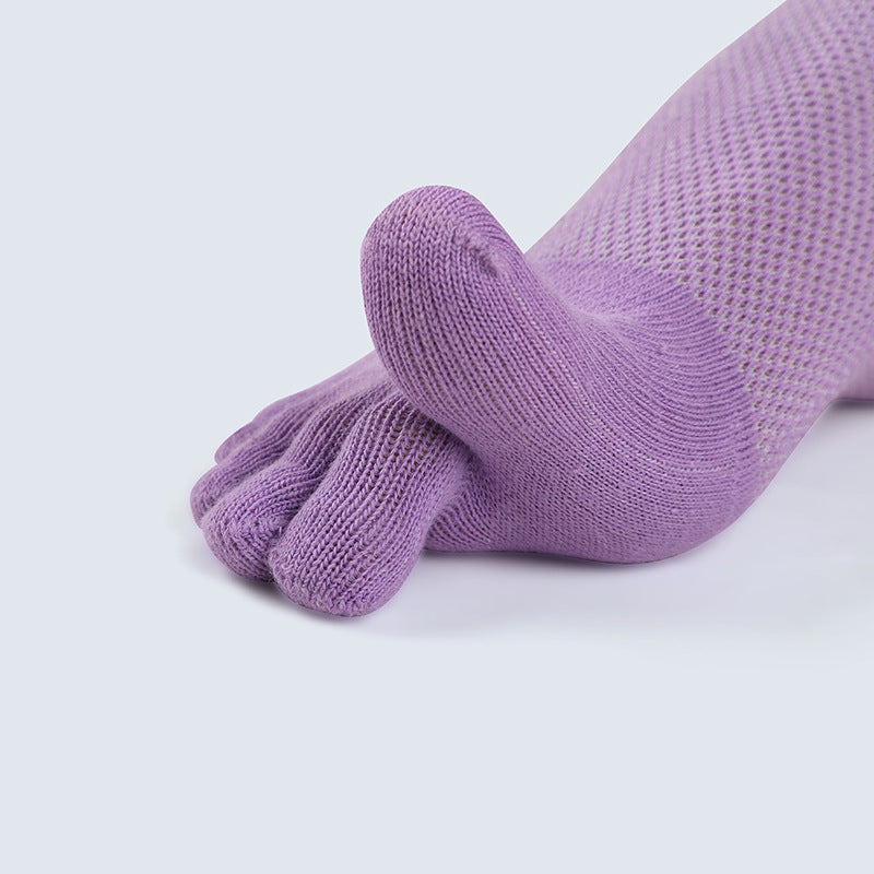 Mid Tube Five-Toe Sport Socks