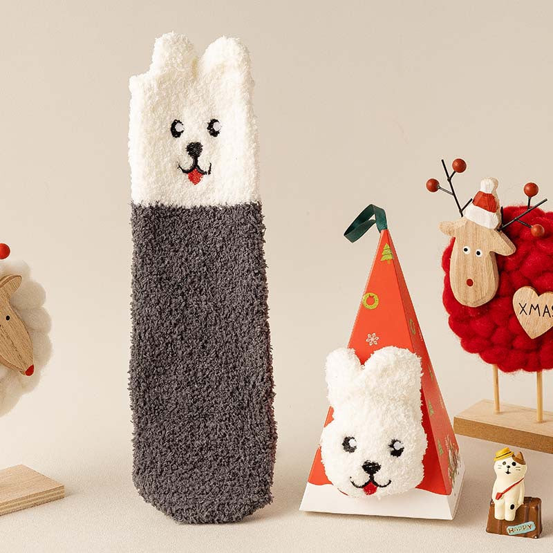 Plush Animal Tube Socks