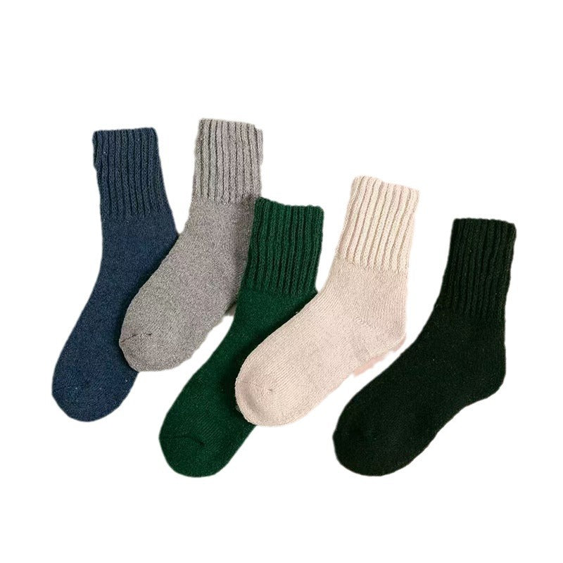 Female Wool Mid-Calf Socks