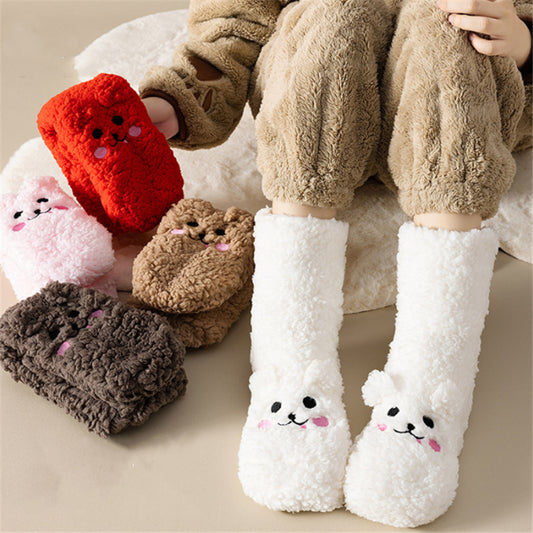 Winter Velvet Home Socks