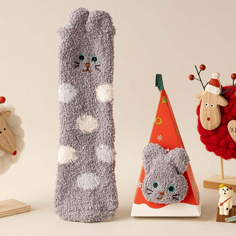 Plush Animal Tube Socks