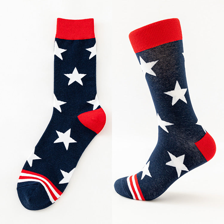Male Plus Size Knee-High Sport Socks