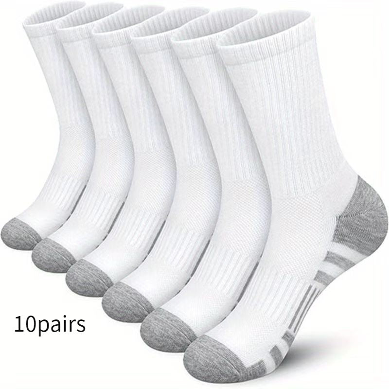 Plus Size Athletic Mid Socks